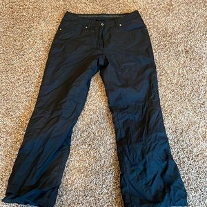 Fera womens US size 12 black ski pants.